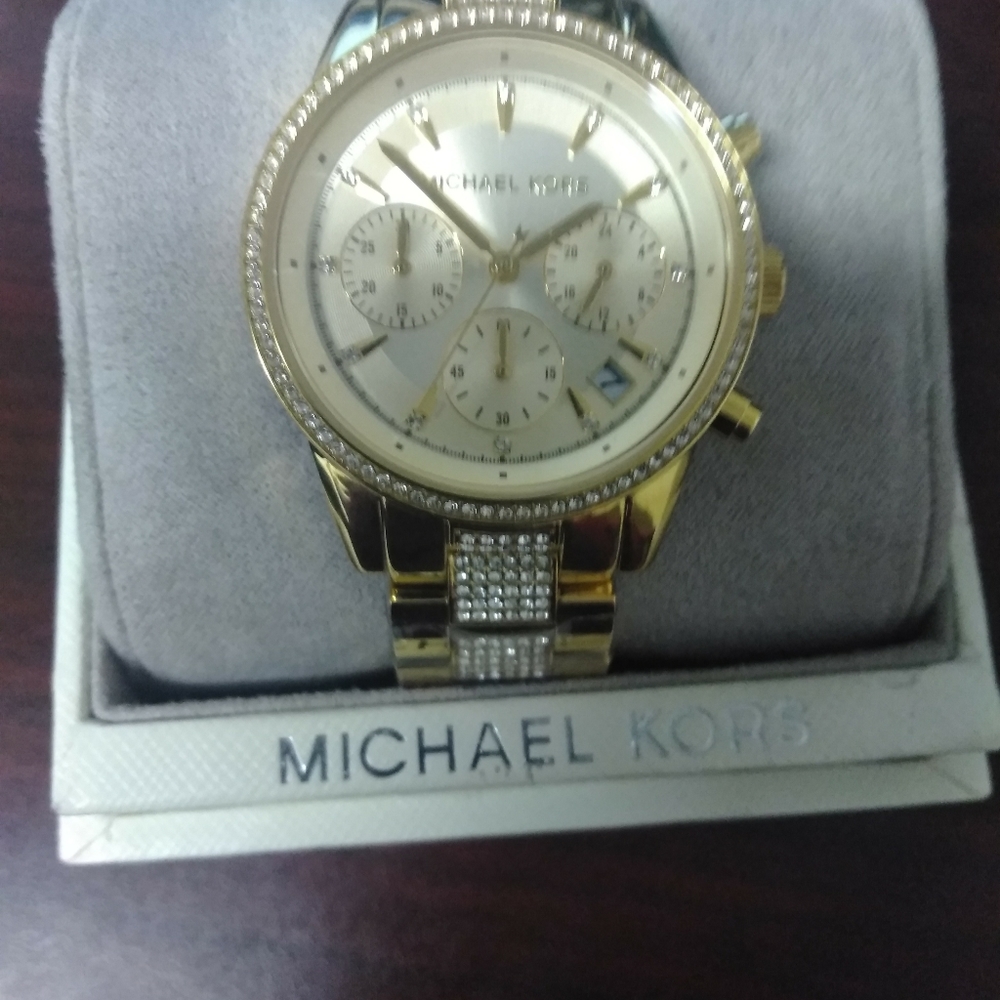 Michael Kors Ladies Gold Watch